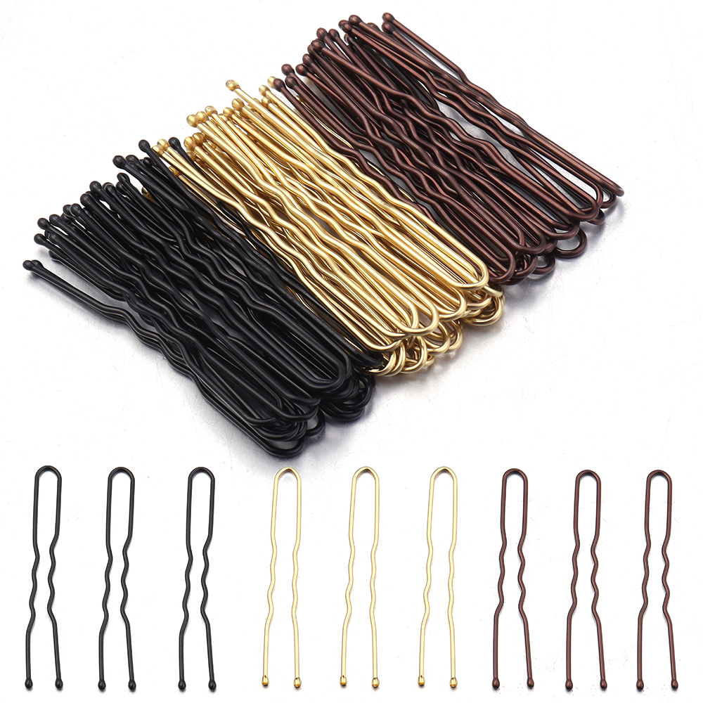 Bobby Pin Bulk - 50Pcs Women Girls U Shaped Hairpins