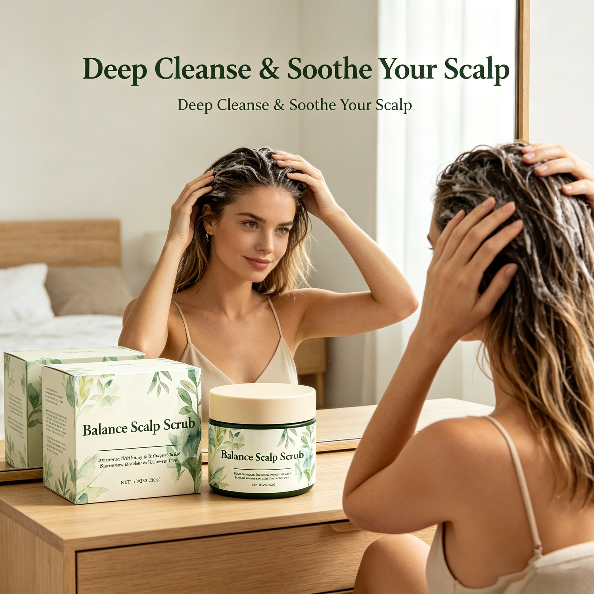 Scalp Scrub Exfoliant - Scalp Scrub Deep Cleansing Hair Follicles