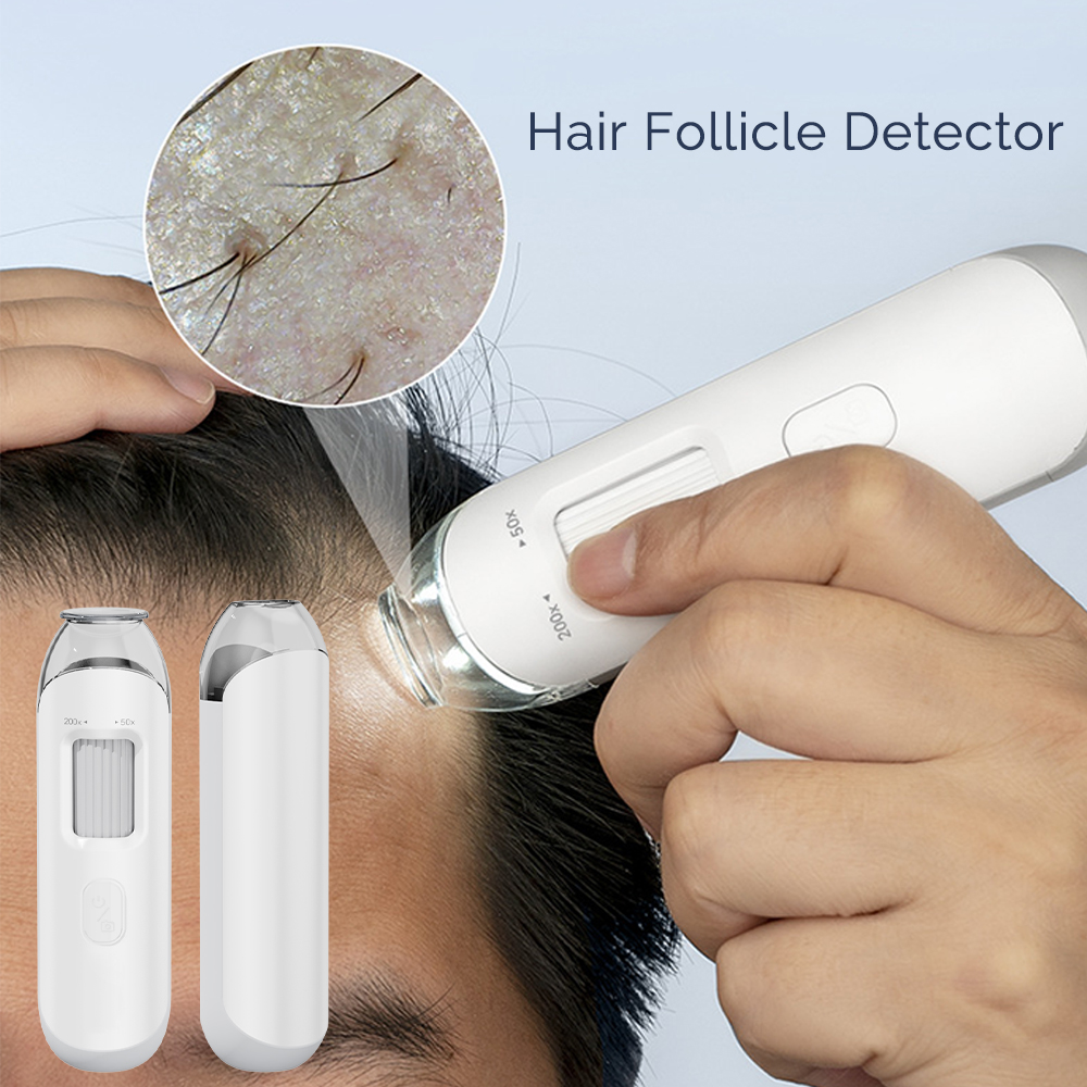 Hair Care Routine - New 50X/200X Hair Follicles Scalp Detector