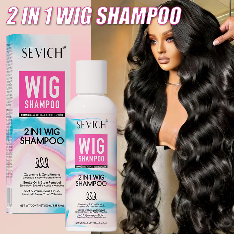 Hair Care Vitamin - 2-IN-1 Wig Shampoo Professional Anti-Frizz Softening