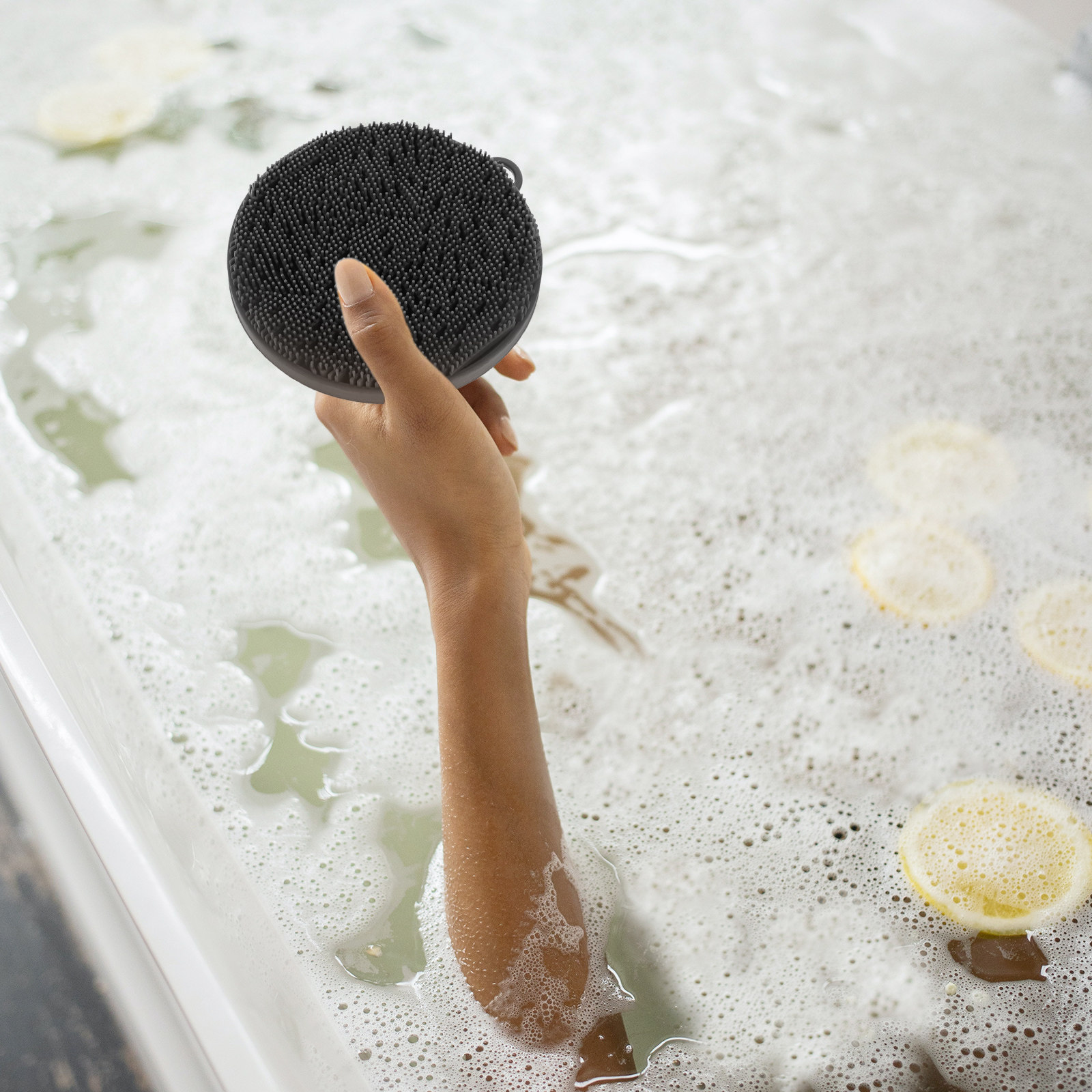 Scalp Scrub Exfoliant - Silicone Bath Brush for Body Washing