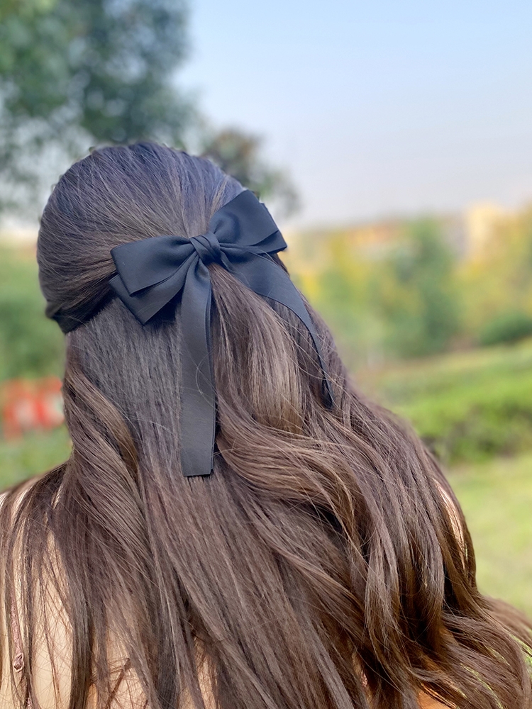 Bobby Pin Bulk - Korea Elegant Long Ribbon Bow Hairpins