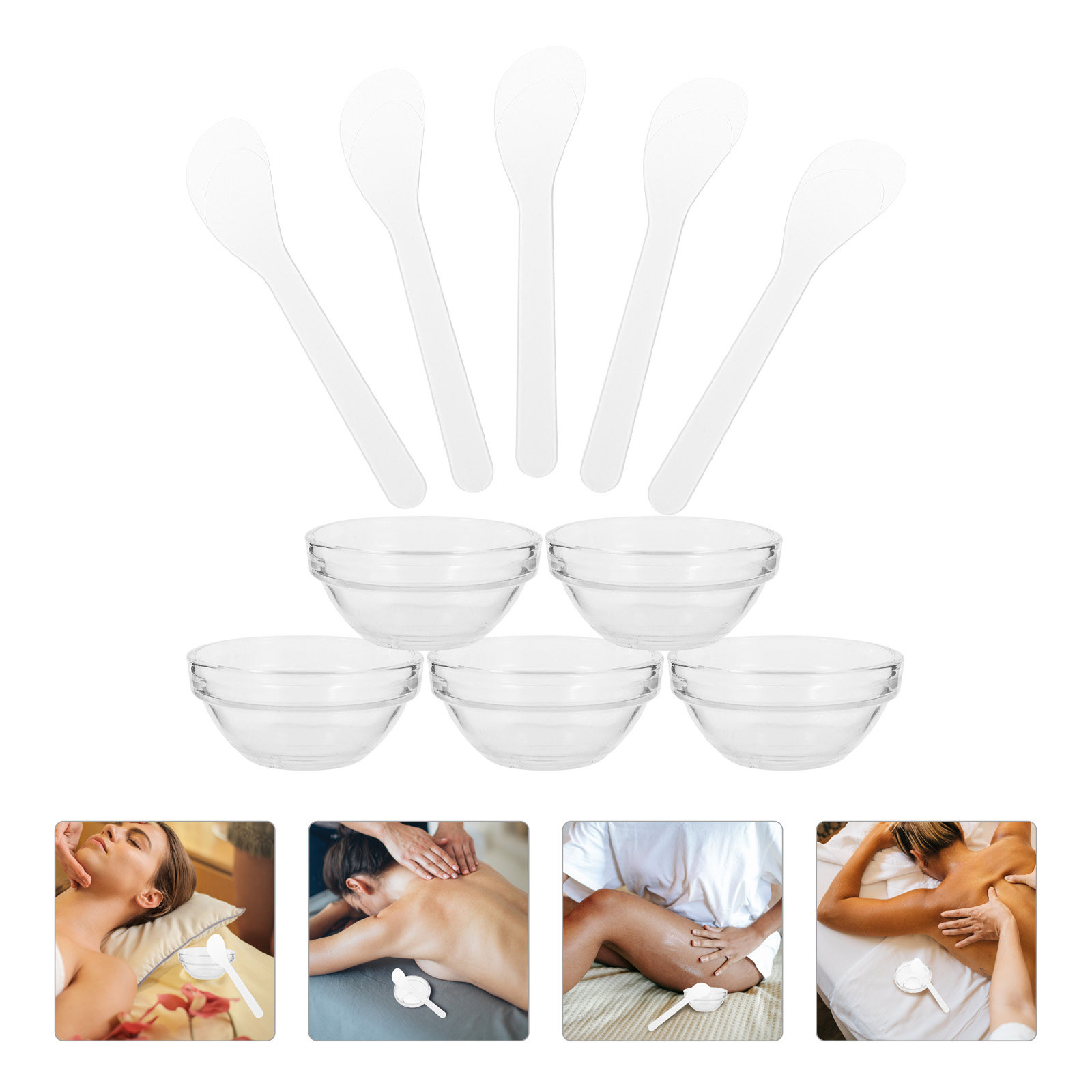 Hair Care Routine - 1Set Spa DIY Mixing Bowl No