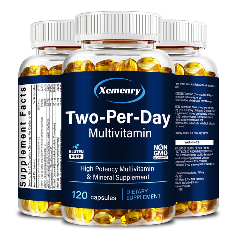 Hair Care Vitamin - Two-Per-Day Multivitamin Supplements - Heart Health
