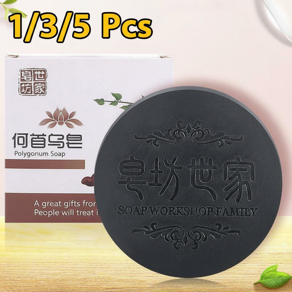Hair Care Dandruff - Natural Polygonum Handmade Soap Deep Cleansing