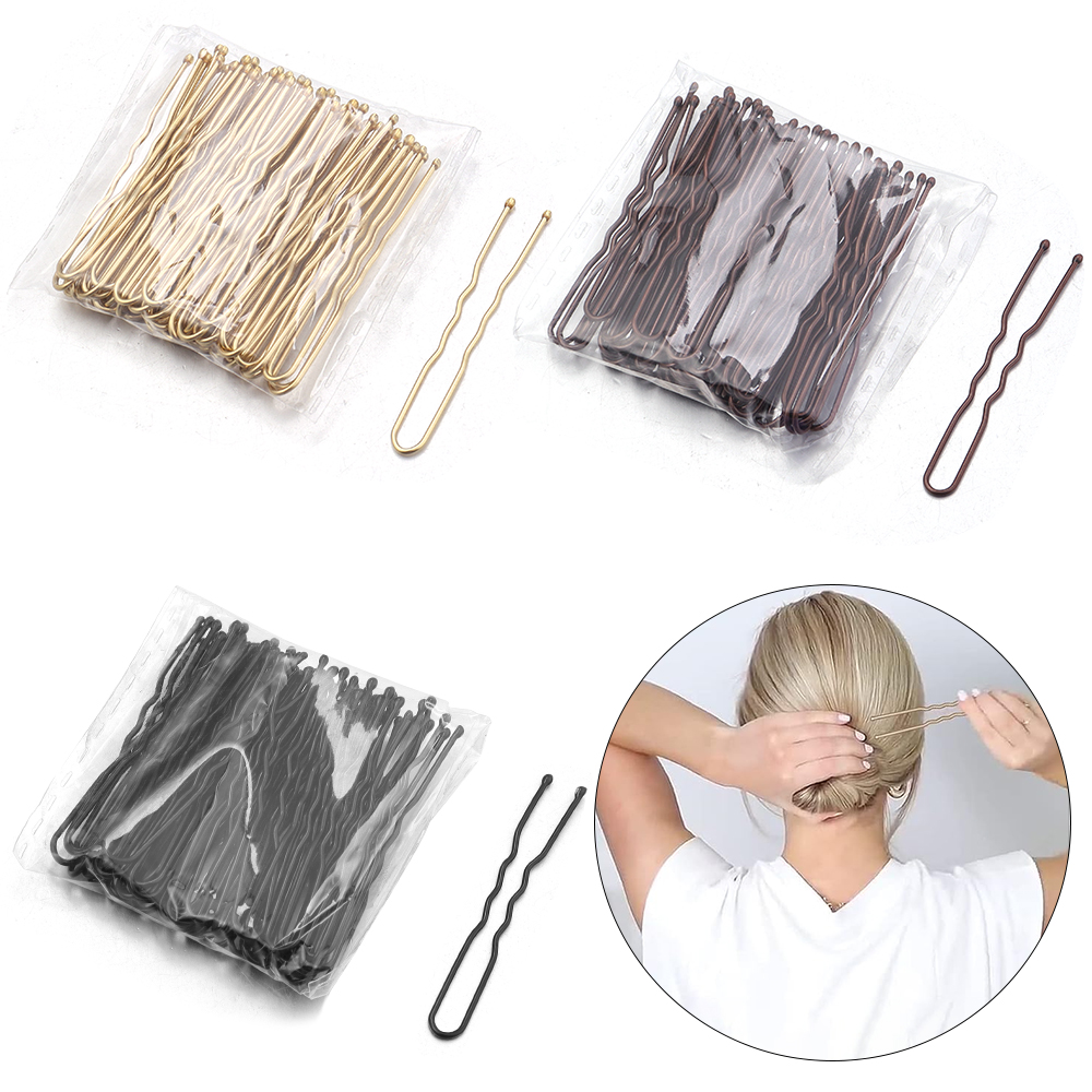 50Pcs Women Girls U Shaped Hai - огляд і ціна Bobby Pin Bulk