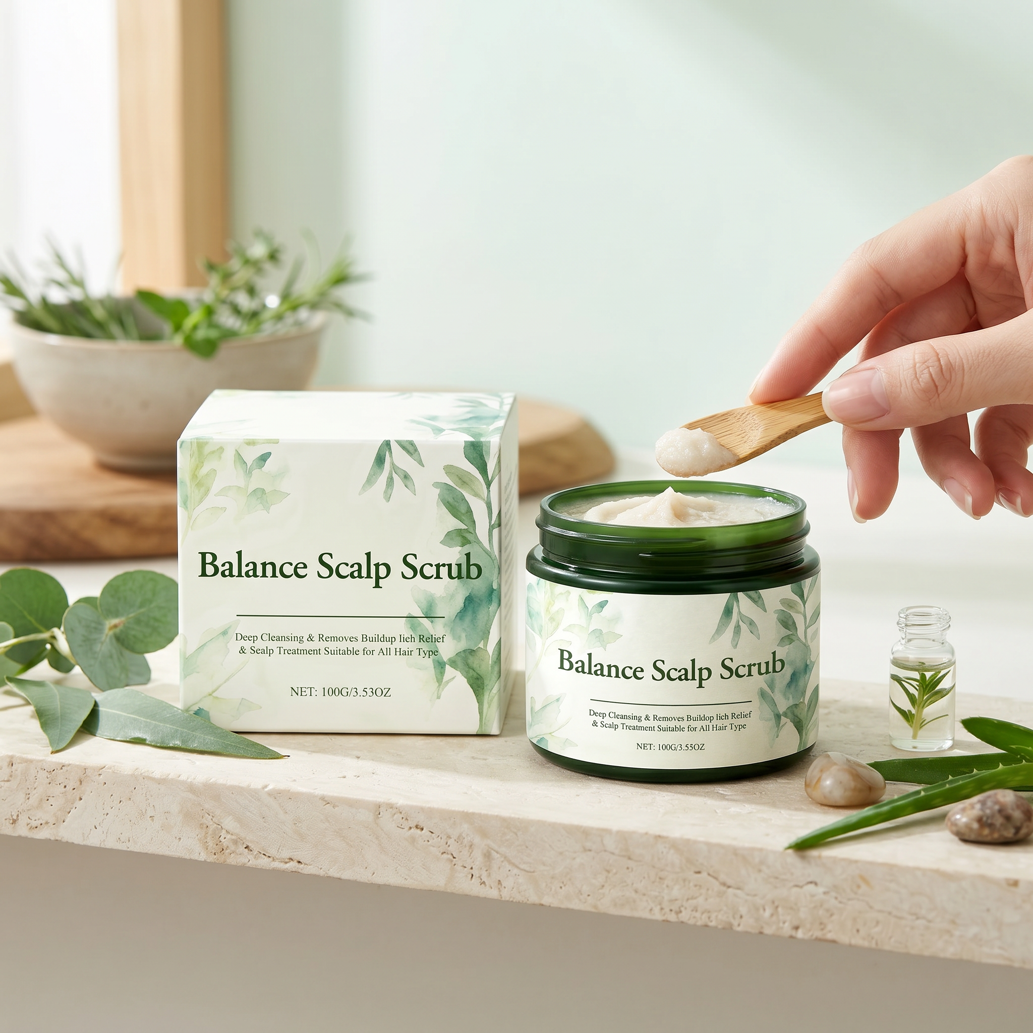 Scalp Scrub Deep Cleansing Hai - огляд і ціна Scalp Scrub Exfoliant