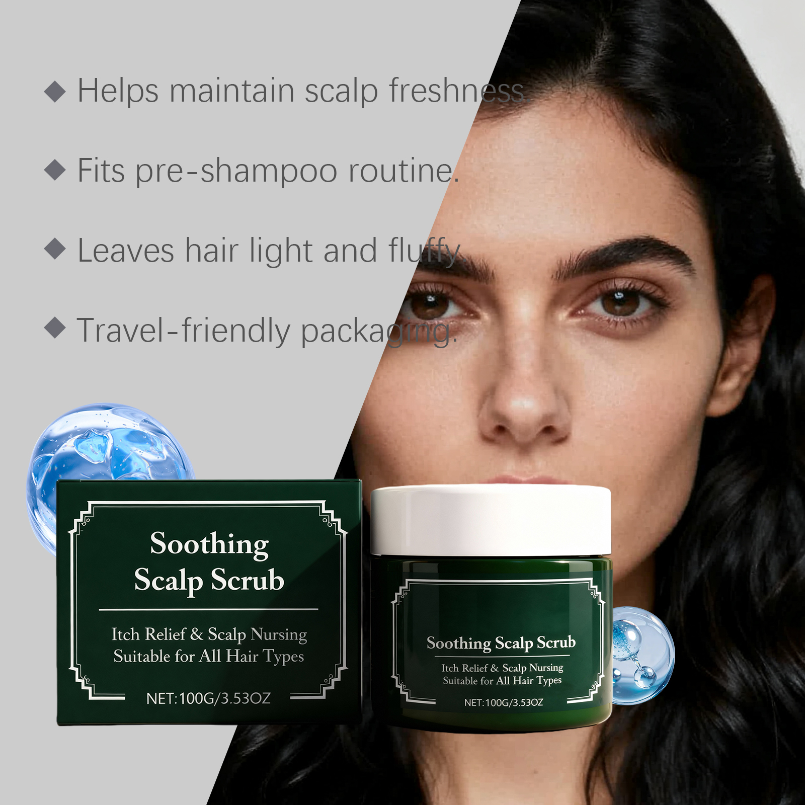 AHA Scalp Purifying Scrub Avoc - огляд і ціна Scalp Scrub Exfoliant