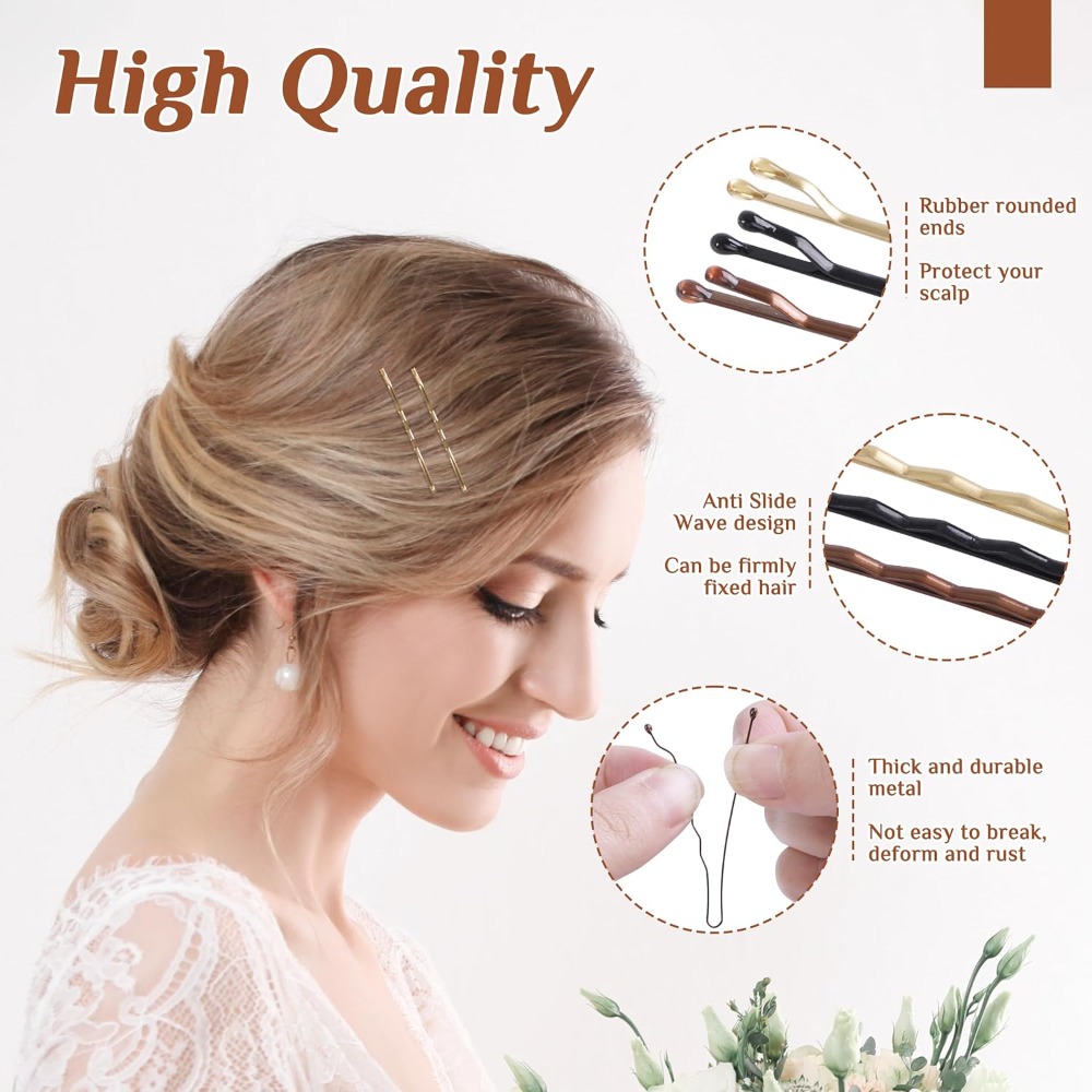 Bobby Pins 360 Pcs Brown Blond - огляд і ціна Bobby Pin Bulk