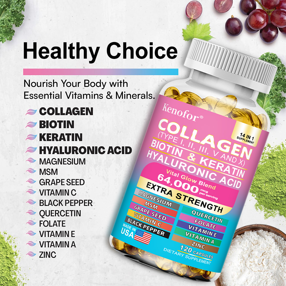 Complex Collagen Capsules, Bri - огляд і ціна Hair Care Vitamin