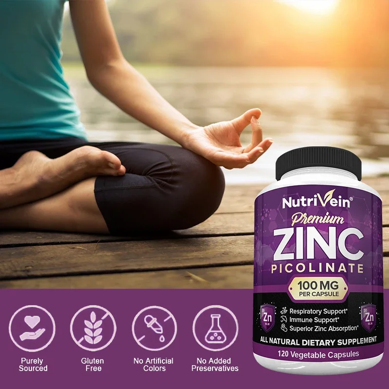 Premium Zinc Picolinate 100mg  - огляд і ціна Hair Care Vitamin