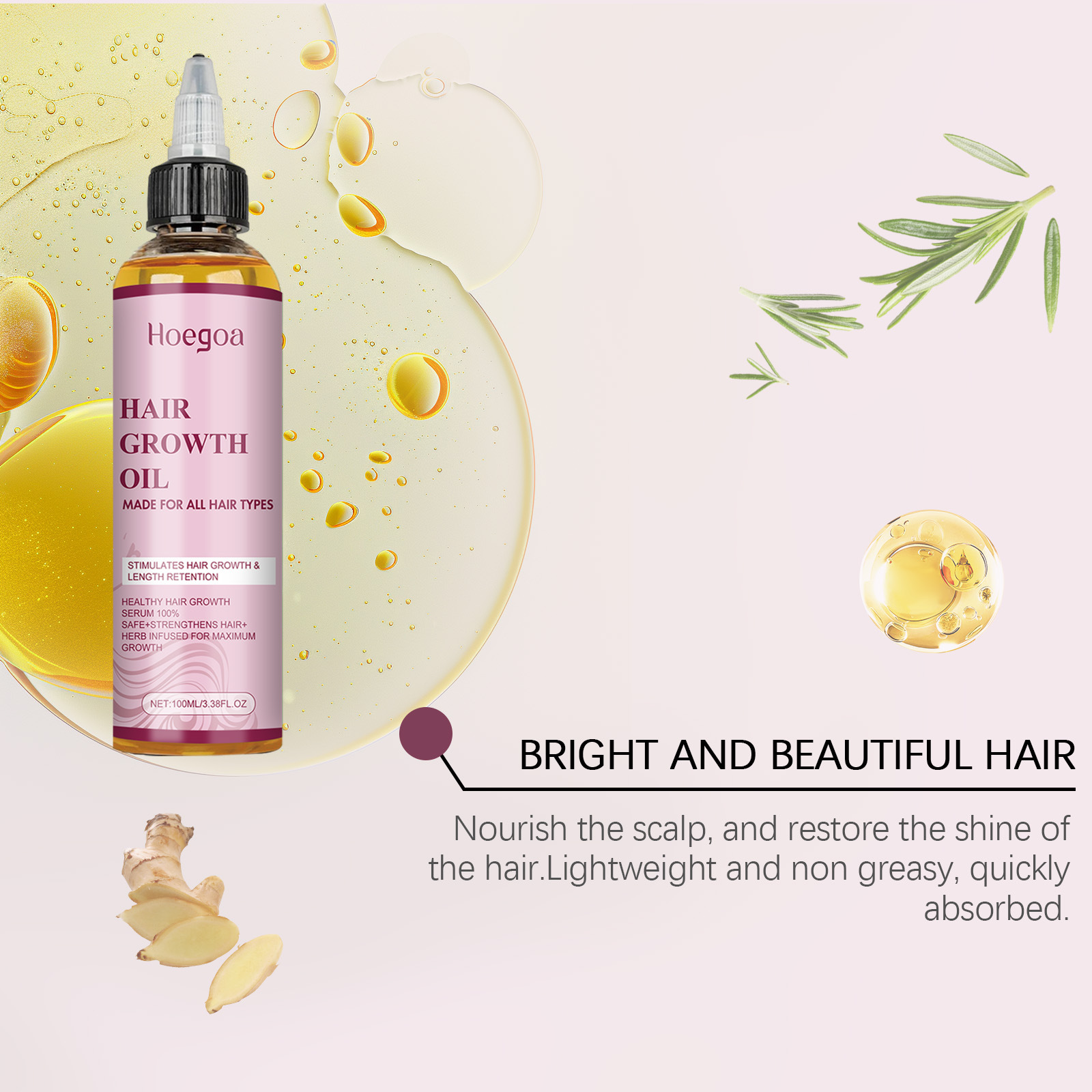 Hair Growth Oil Repair Split E - огляд і ціна Hair Care Nature
