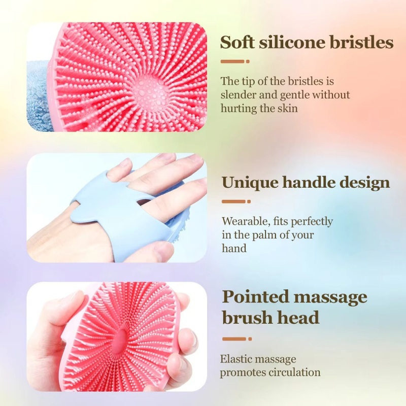 2Pcs Silicone Scalp Massage Br - огляд і ціна Hair Care Dandruff
