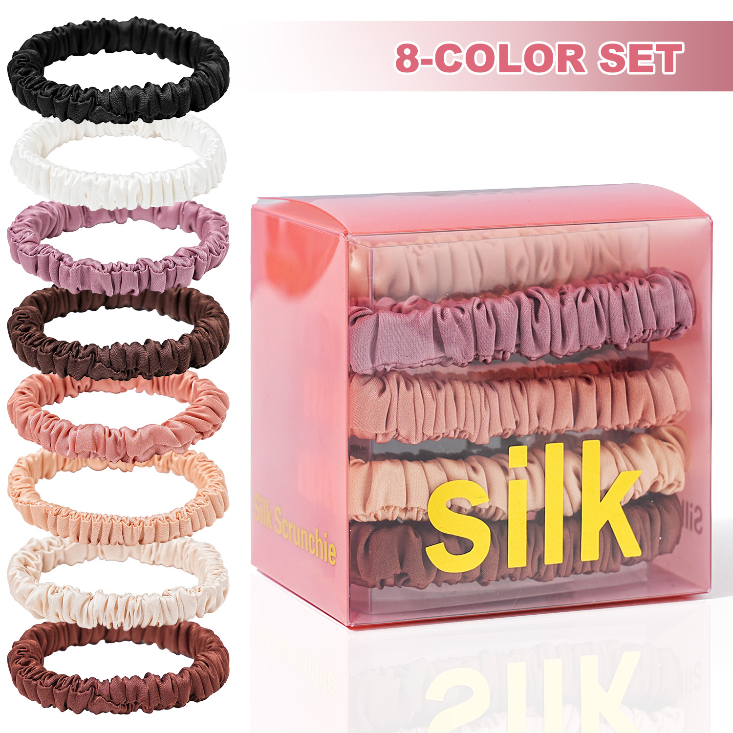 8PCS/Set 100% Pure Mulberry Si - огляд і ціна Hair Care Routine