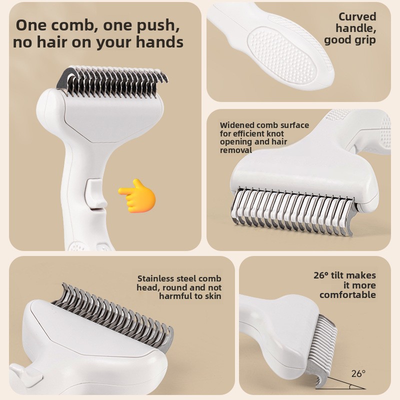 1pc Self Cleaning Fine Pin Dog - огляд і ціна Hair Care Is Self Care