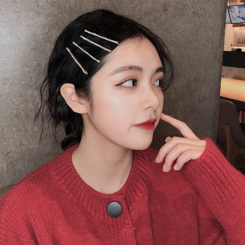 Crystal Side Bangs Hair Clips  - огляд і ціна Bobby Pin Bulk