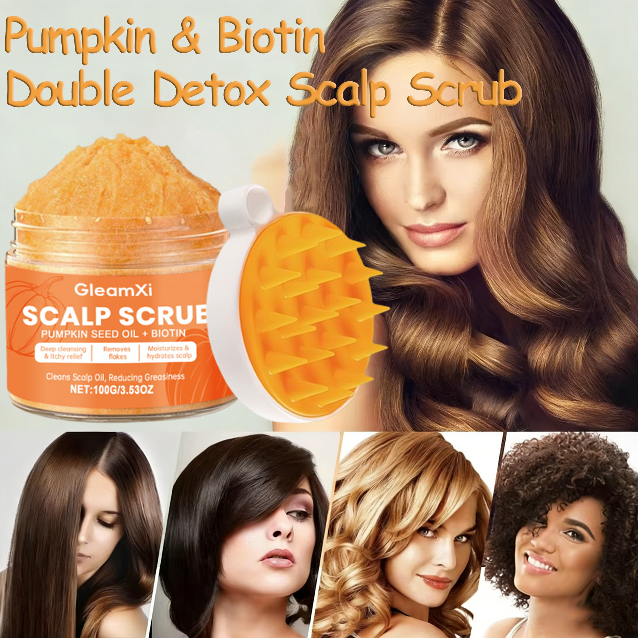 Scalp Scrub Pumpkin Seed Oil S - огляд і ціна Scalp Scrub Exfoliant