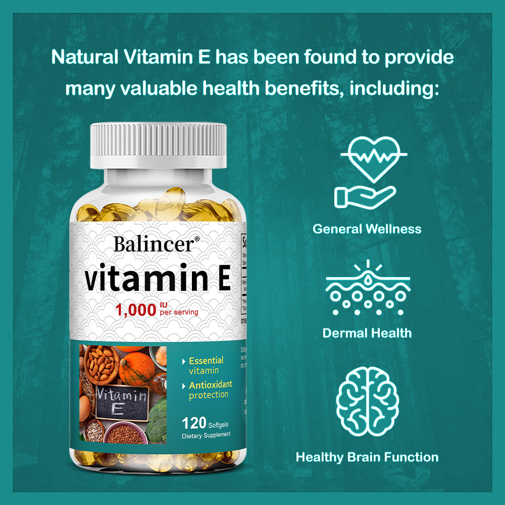 Natural Vitamin E Capsules, An - огляд і ціна Hair Care Vitamin