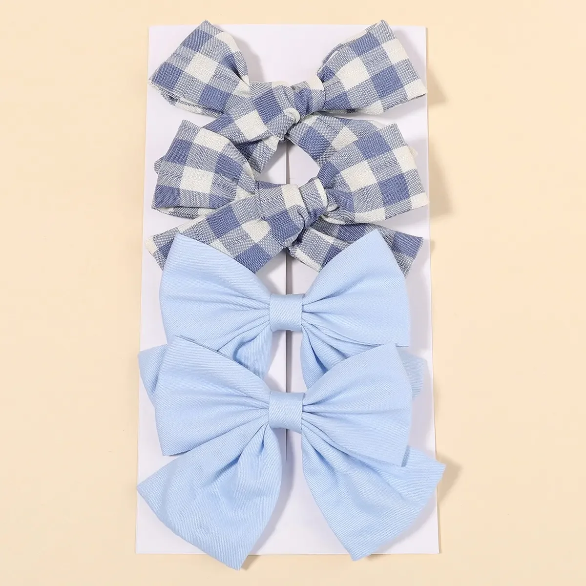 4Pcs/Set Cute Plaid Bow Hair C - огляд і ціна Hair Care Baby