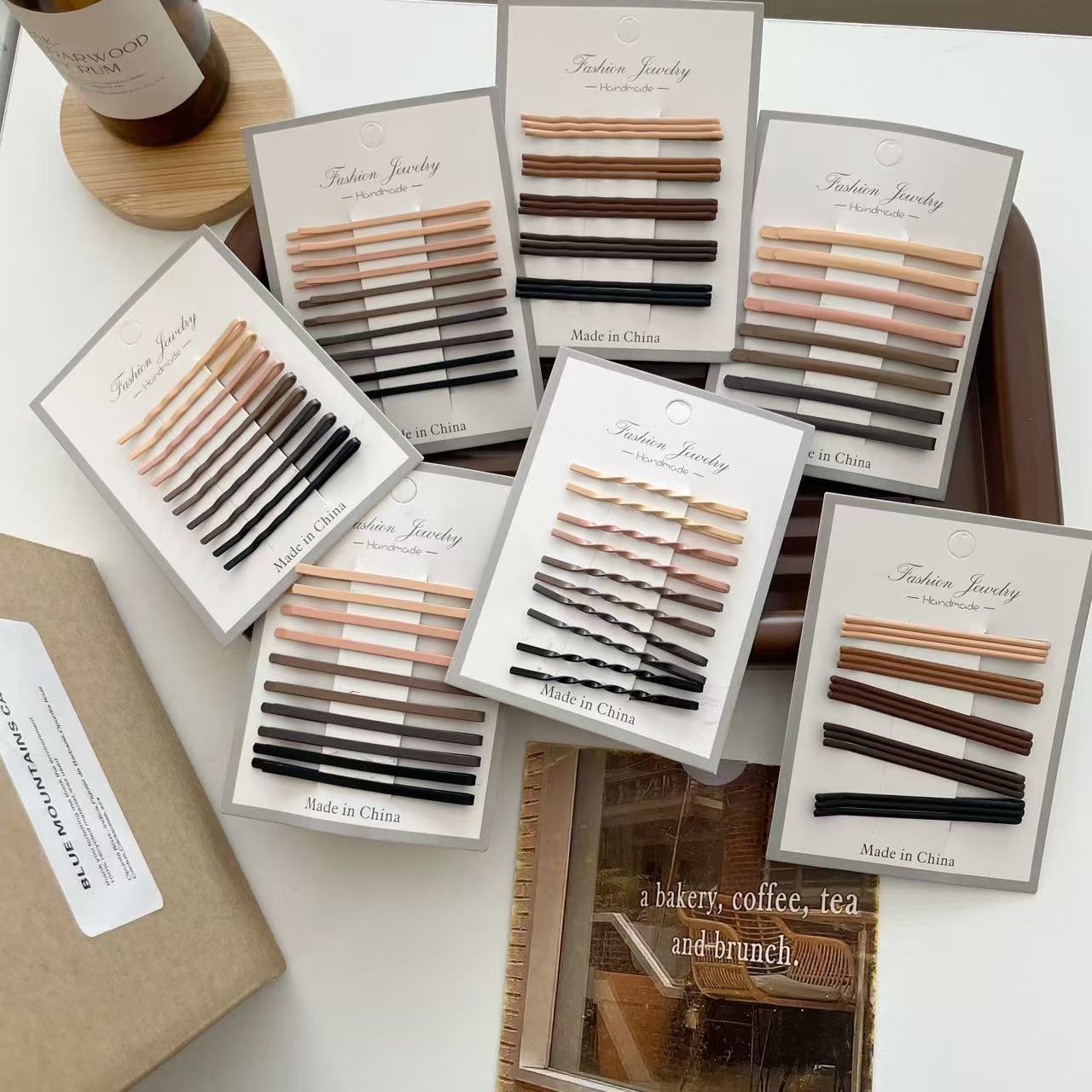 10pcs Milk Tea Color Hairpins  - огляд і ціна Bobby Pin Bulk