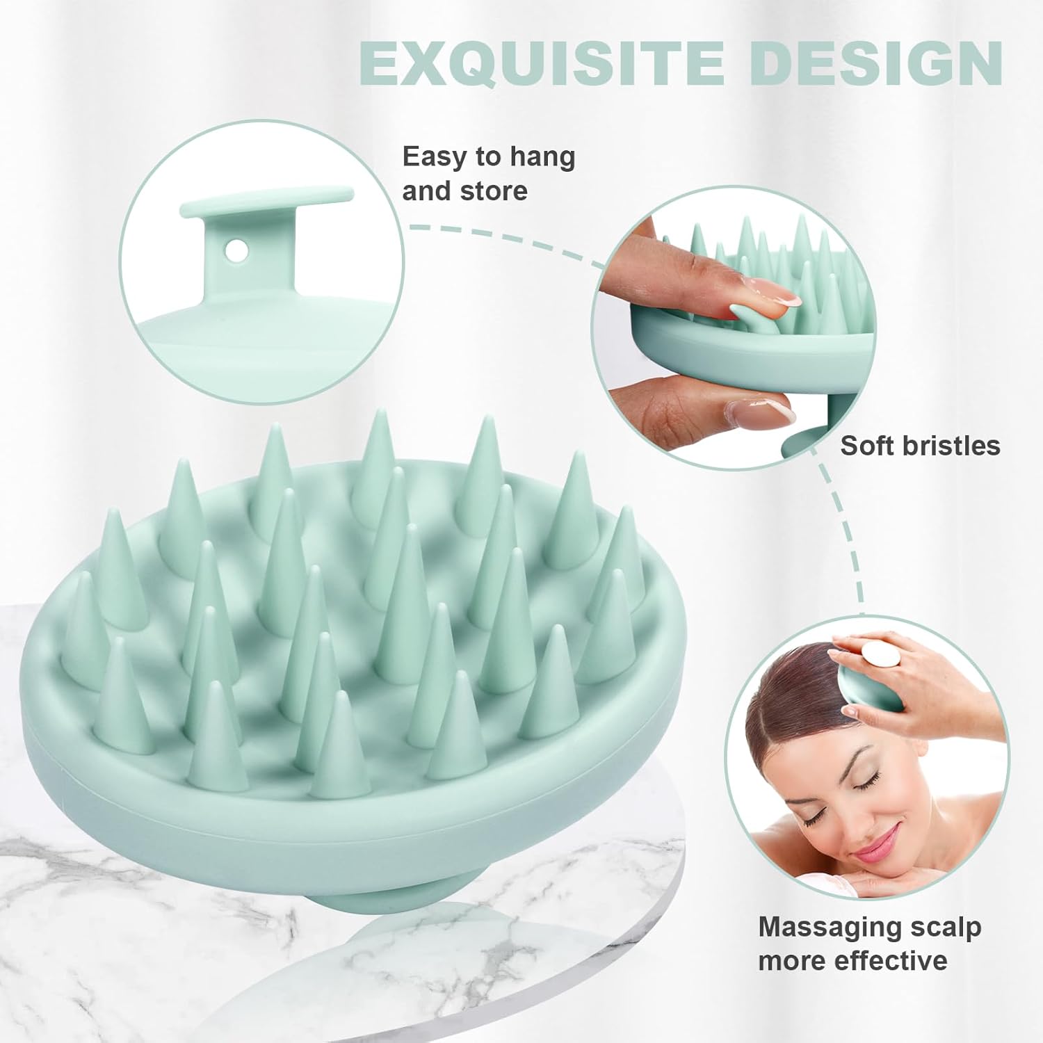 Scalp Scrubber for Hair Growth - огляд і ціна Hair Care Dandruff