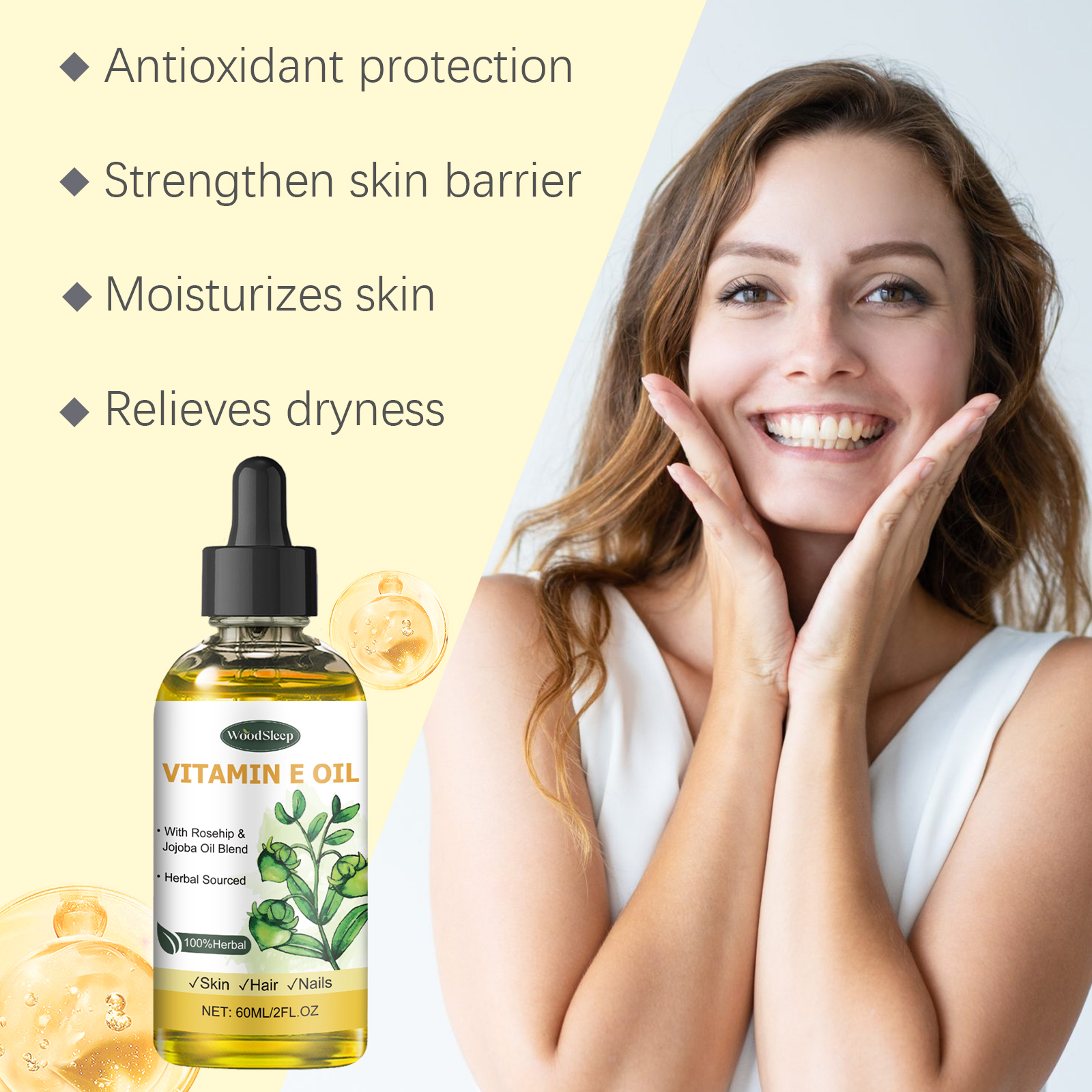 60ml Natural Vitamin E Essenti - огляд і ціна Hair Care Vitamin