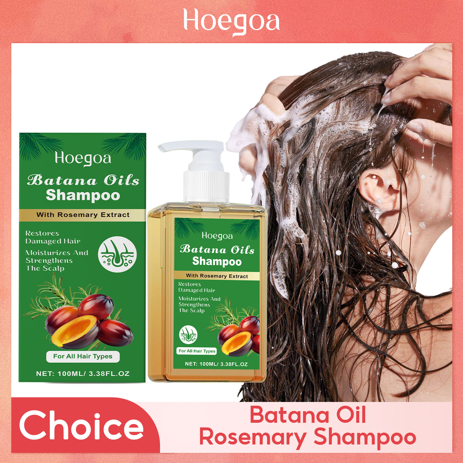 Pure Batana Shampoo Hair Stren - огляд і ціна Hair Care Dandruff