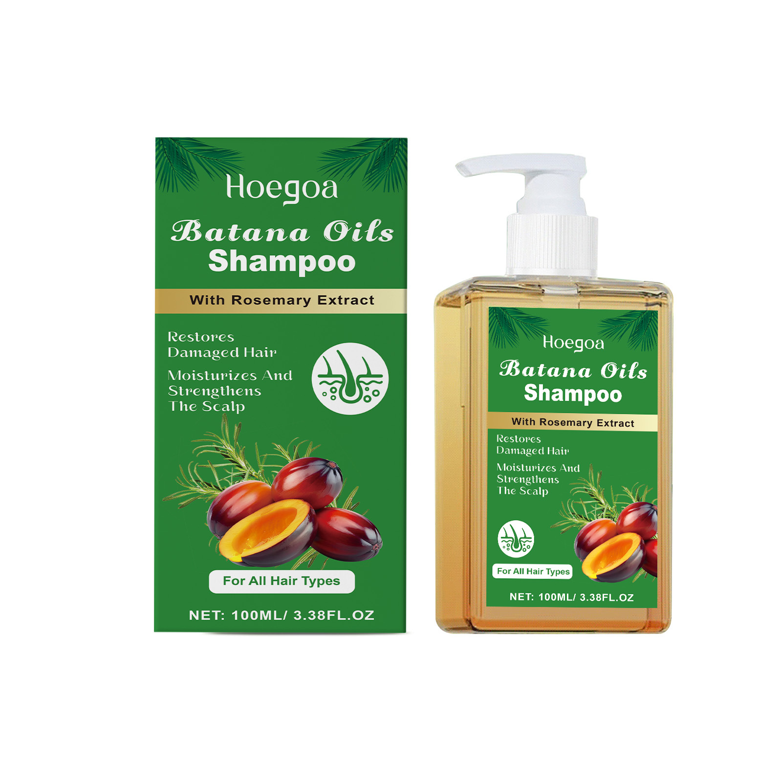 Pure Batana Shampoo Hair Stren - огляд і ціна Hair Care Dandruff