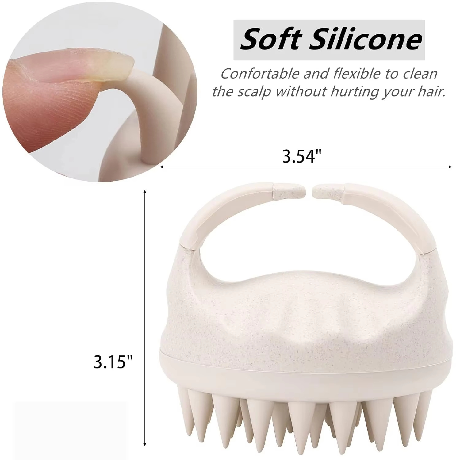 Scalp Massage Brush Scalp Clea - огляд і ціна Hair Care Dandruff