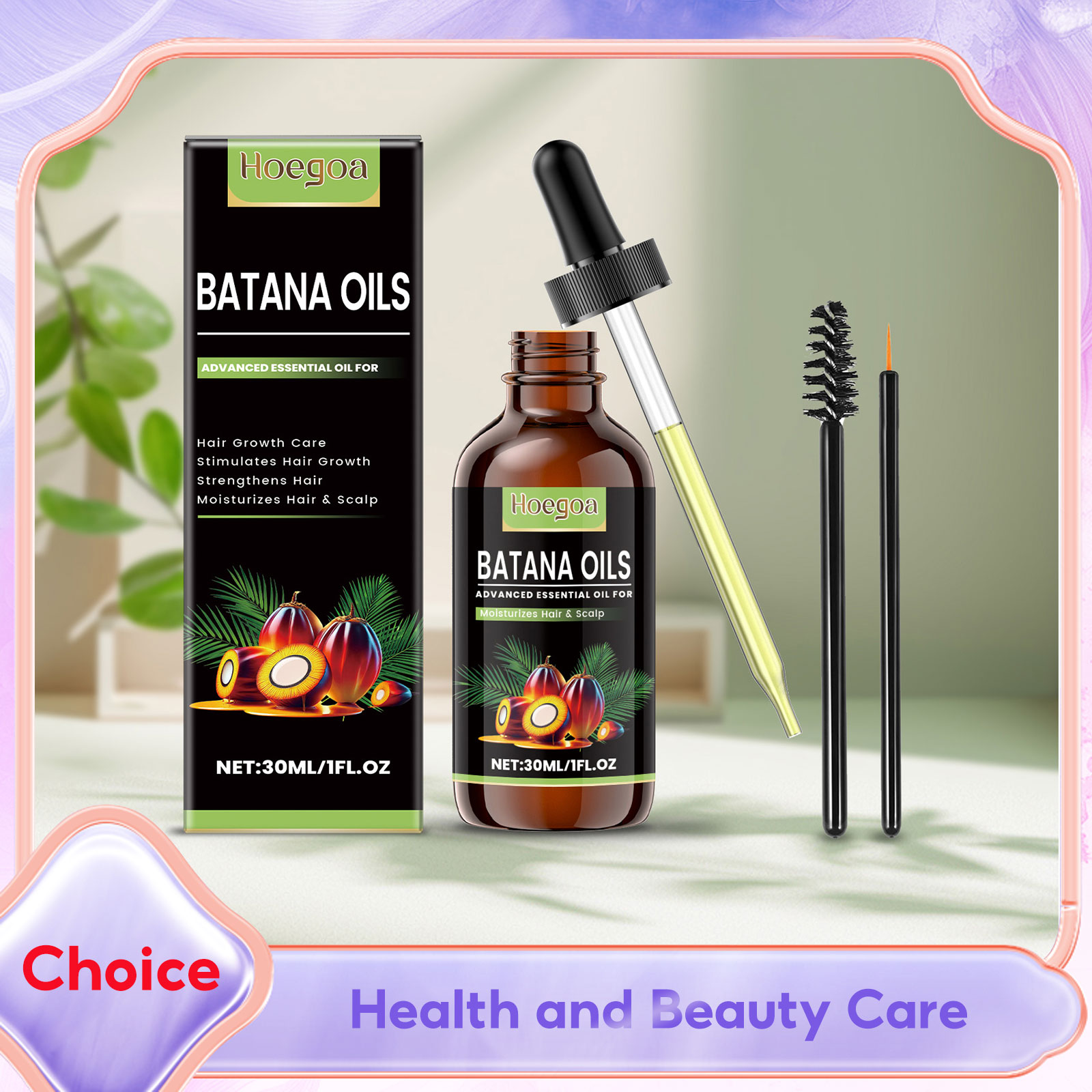 Batana Oil for Hair Growth Rev - огляд і ціна Hair Care Nature