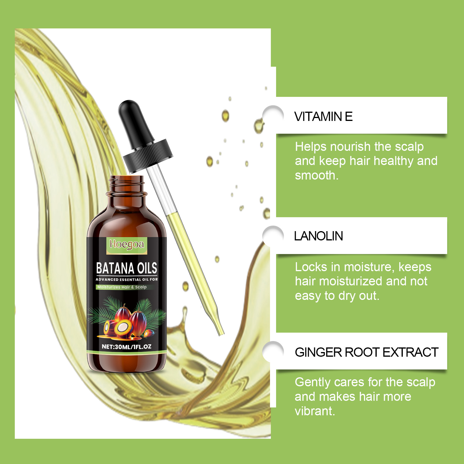 Batana Oil for Hair Growth Rev - огляд і ціна Hair Care Nature