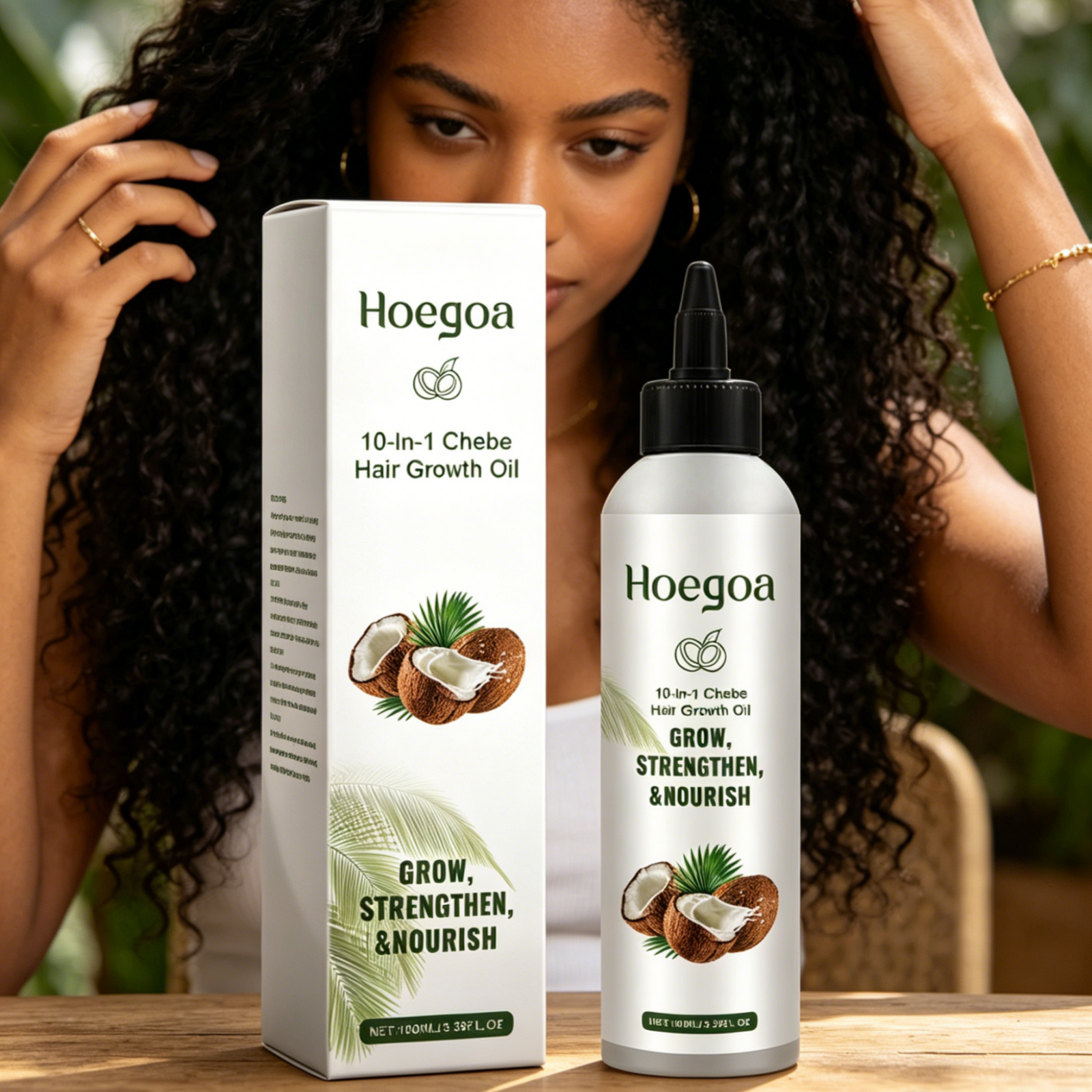 Hoegoa Chebe Hair Growth Oil F - огляд і ціна Hair Care Nature