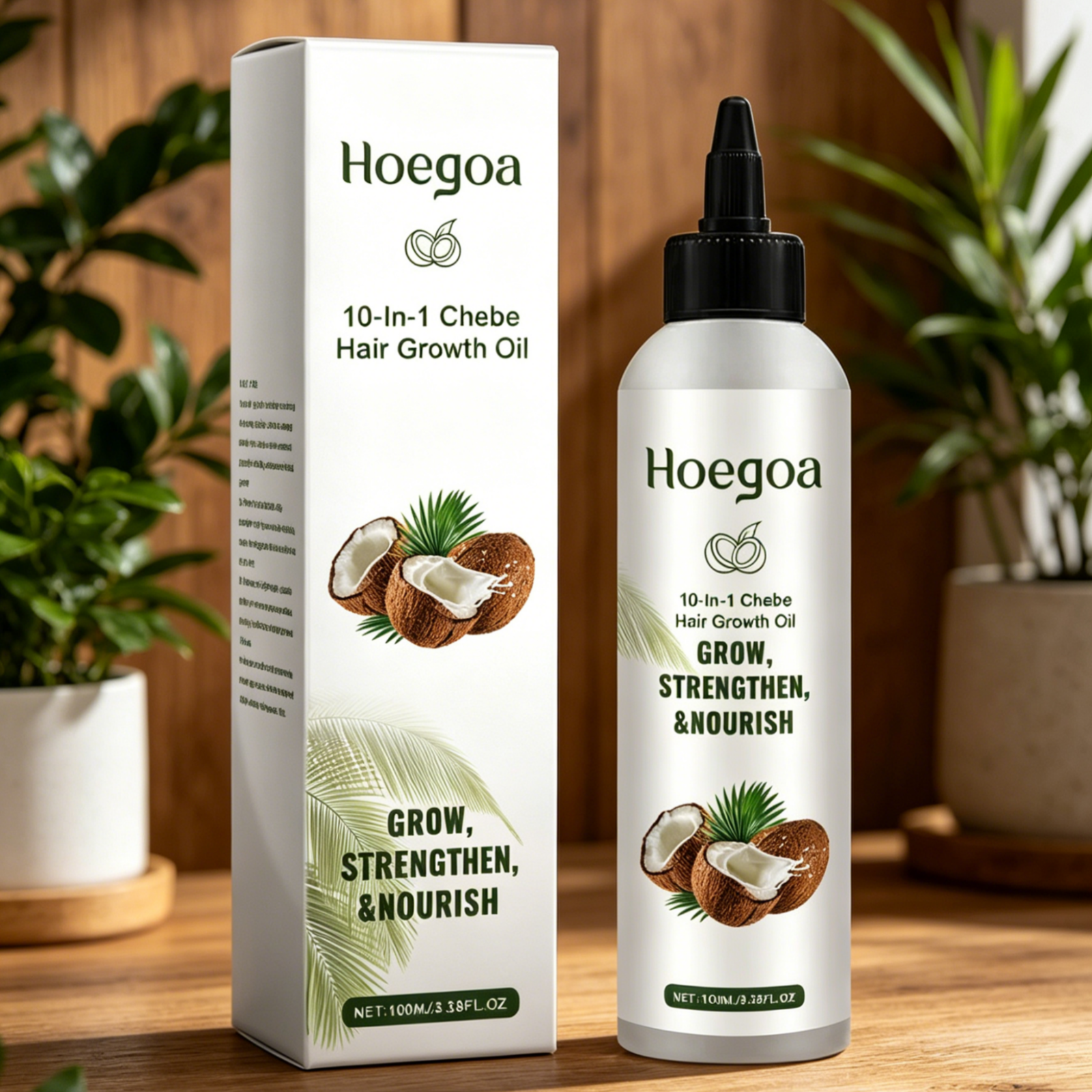 Hoegoa Chebe Hair Growth Oil F - огляд і ціна Hair Care Nature
