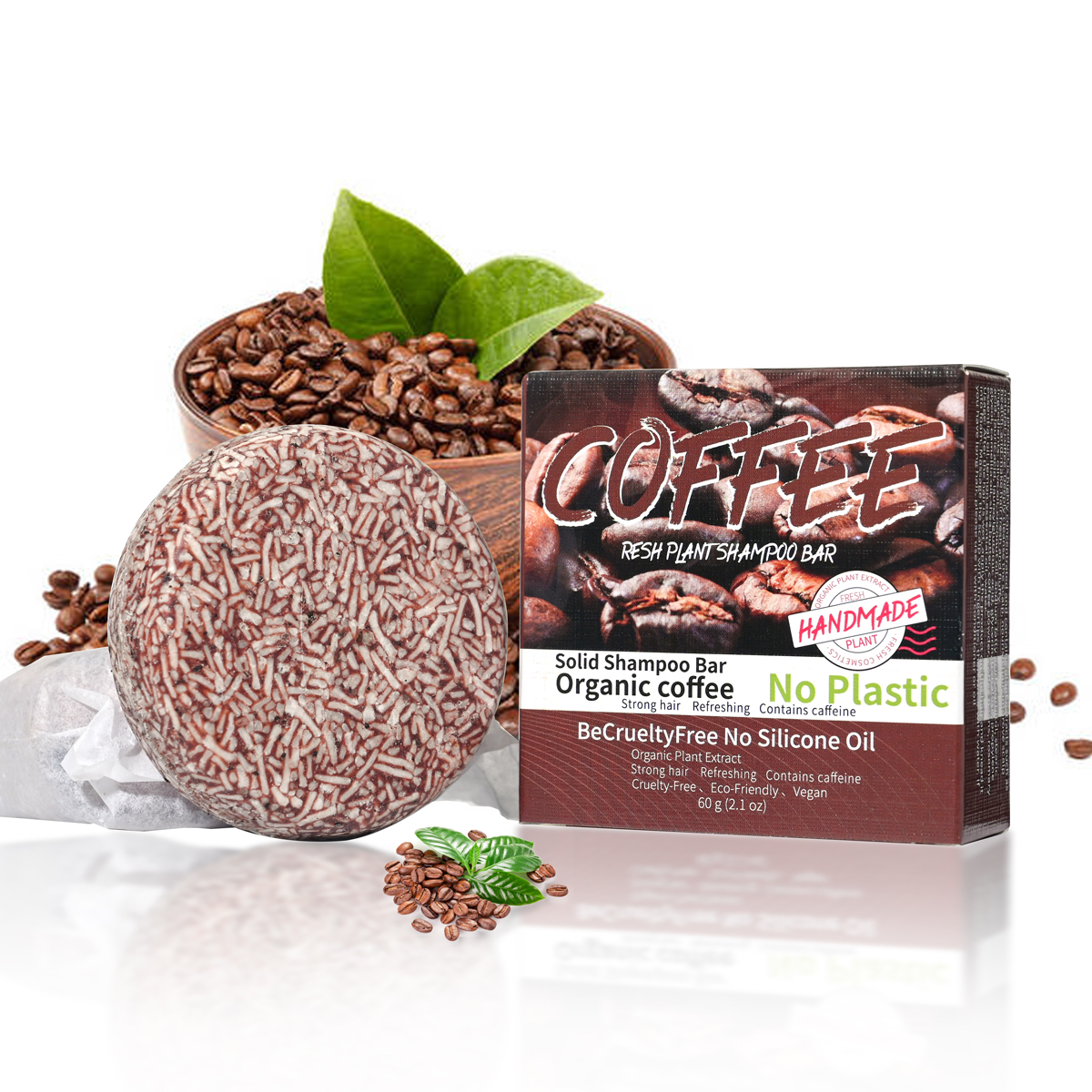 J+60g Coffee Solid Shampoo Moi - огляд і ціна Hair Care Dandruff