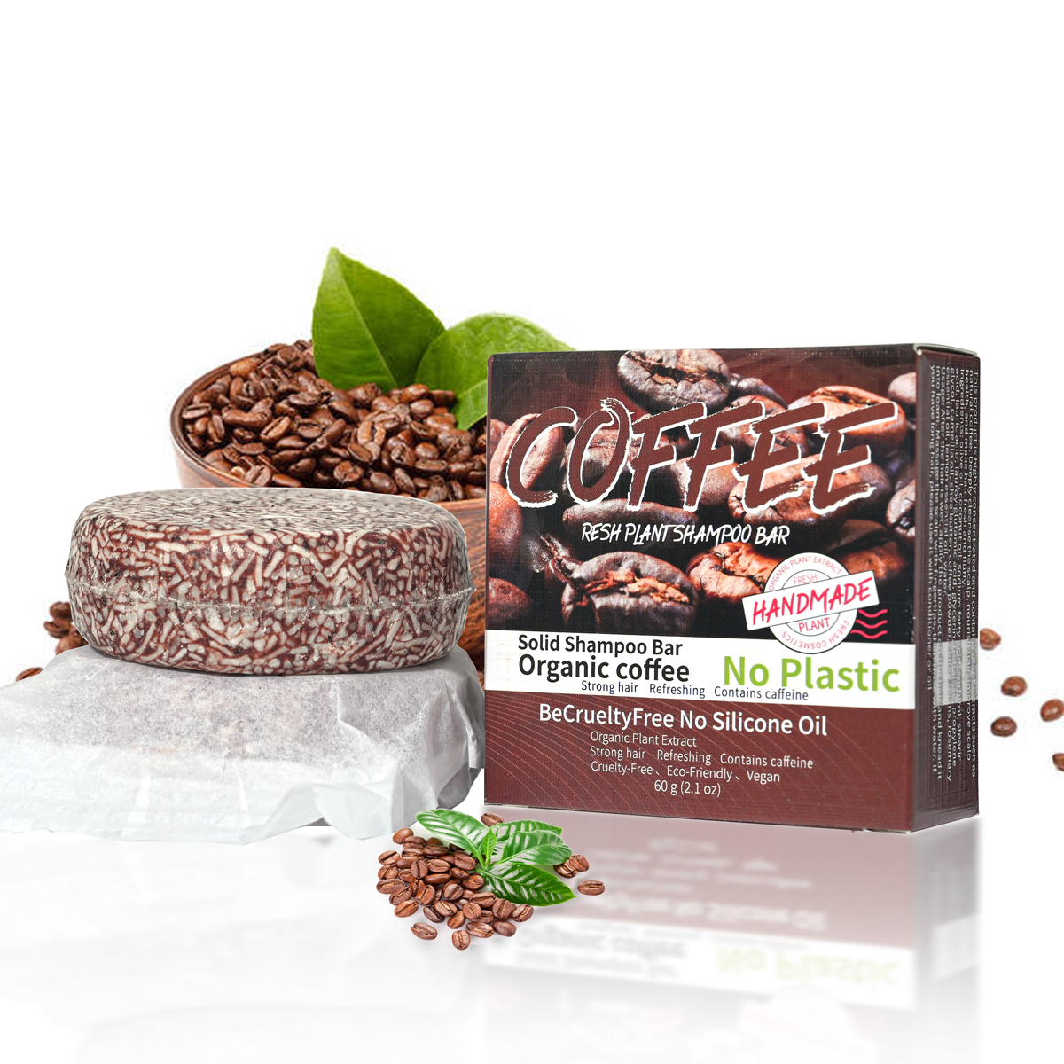 J+60g Coffee Solid Shampoo Moi - огляд і ціна Hair Care Dandruff