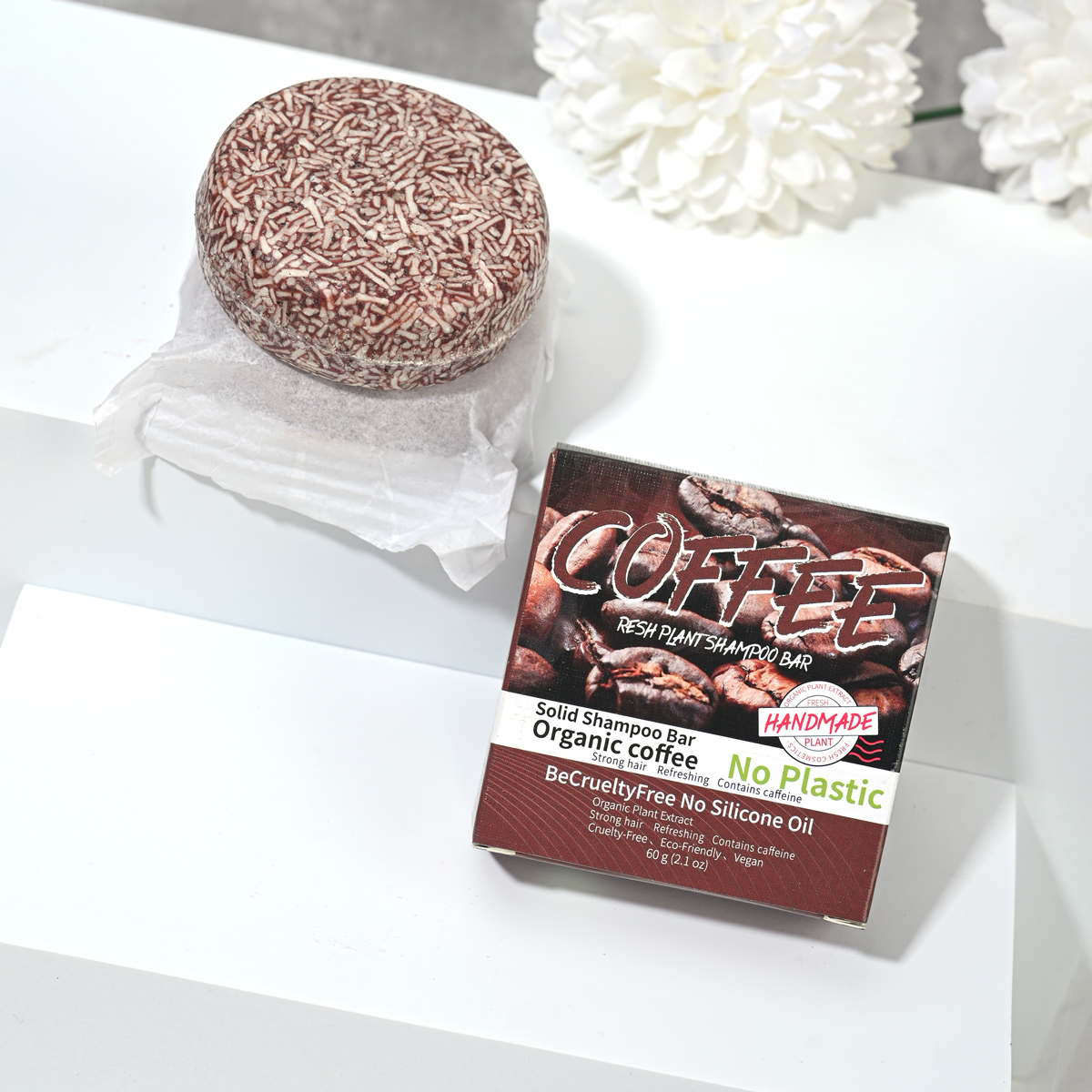 J+60g Coffee Solid Shampoo Moi - огляд і ціна Hair Care Dandruff