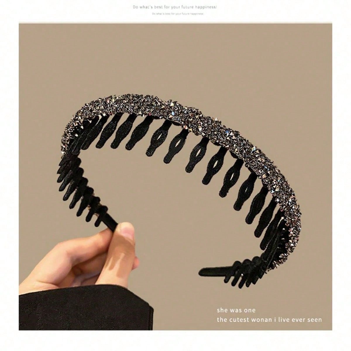 Velvet Non-Slip Headband - Sec - огляд і ціна Hair Care Is Self Care