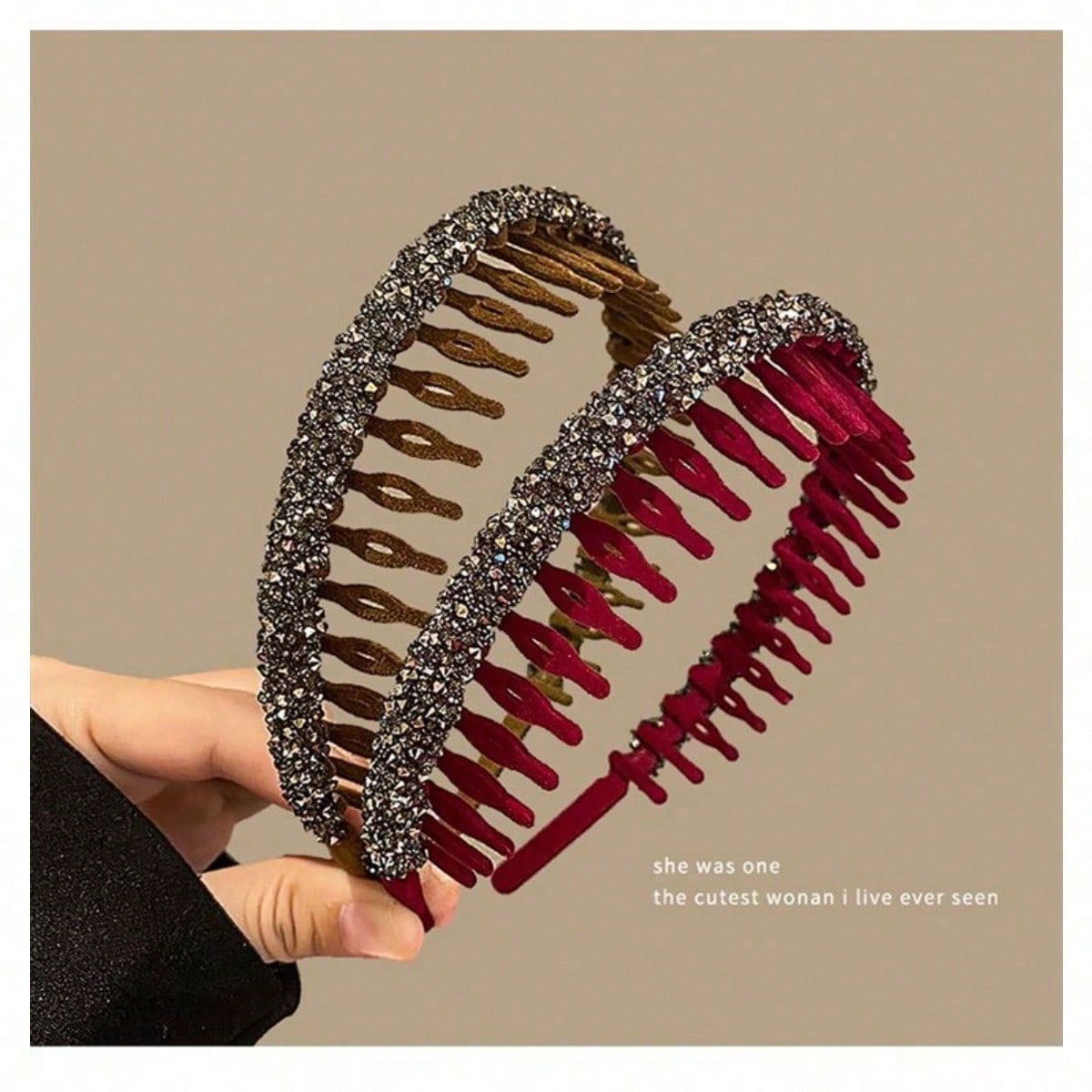 Velvet Non-Slip Headband - Sec - огляд і ціна Hair Care Is Self Care