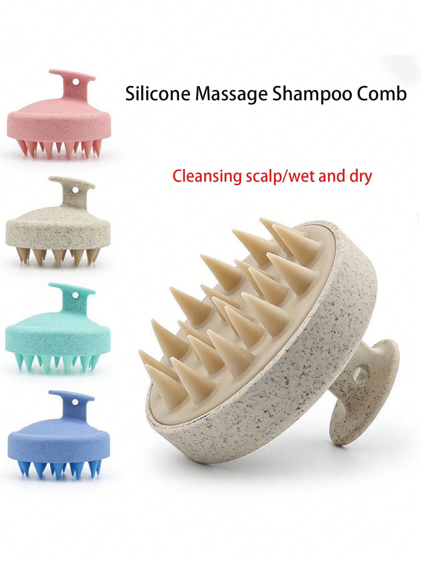 1PC Silicone Shampoo Brush Hea - огляд і ціна Hair Care Routine