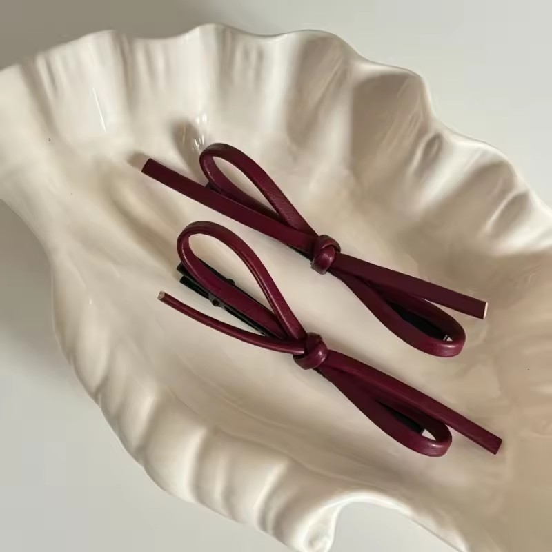 New 1PCS PU Leather Bow Hairpi - огляд і ціна Bobby Pin Bulk