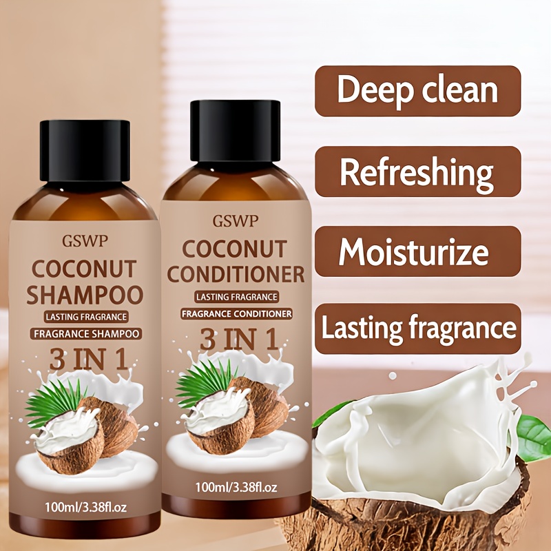 GSWP 3-In-1 Coconut Shampoo an - огляд і ціна Hair Care Routine