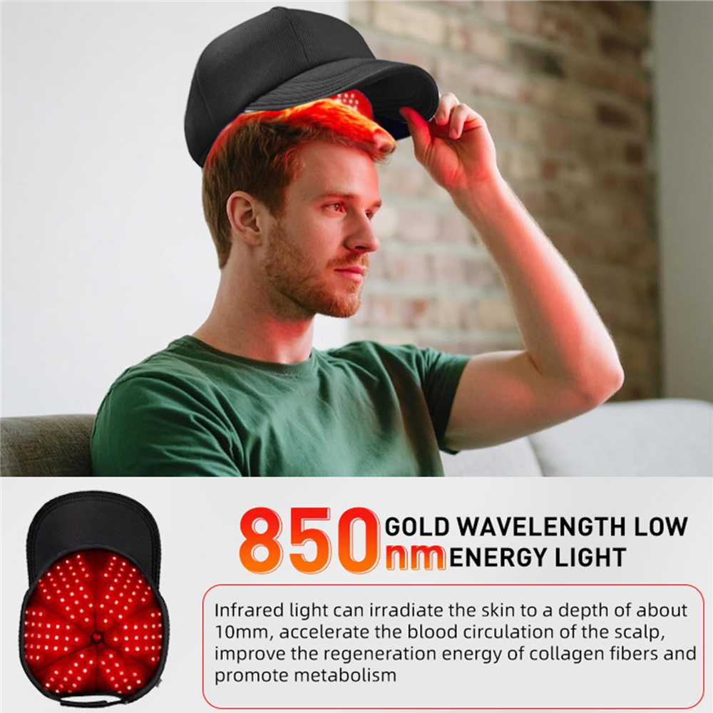 Red Light Hair Care Hat 850nm  - огляд і ціна Hair Care Routine