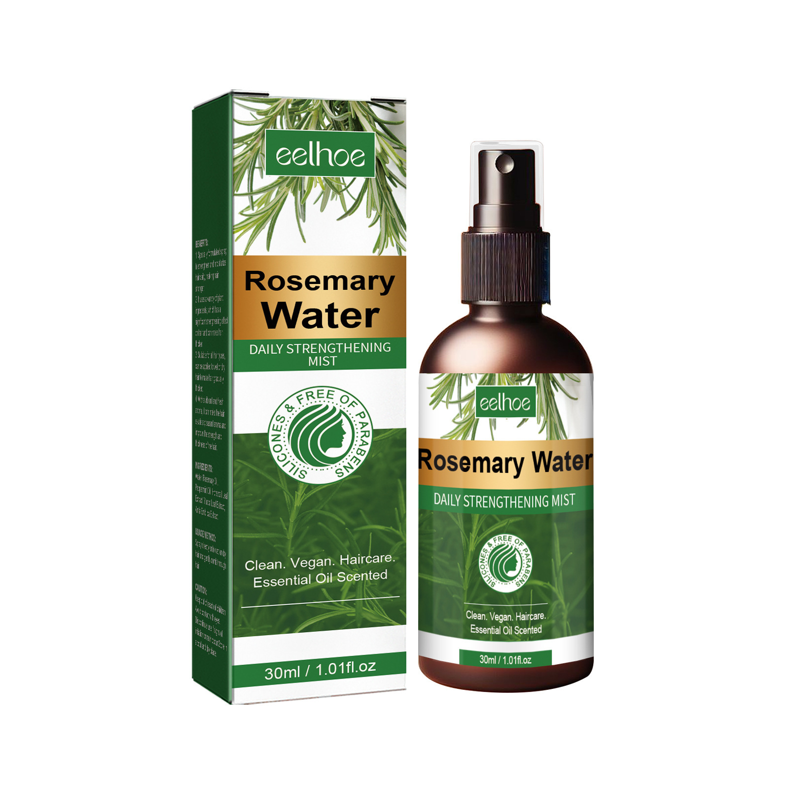 Rosemary Spray for Hair Nouris - огляд і ціна Hair Care Nature