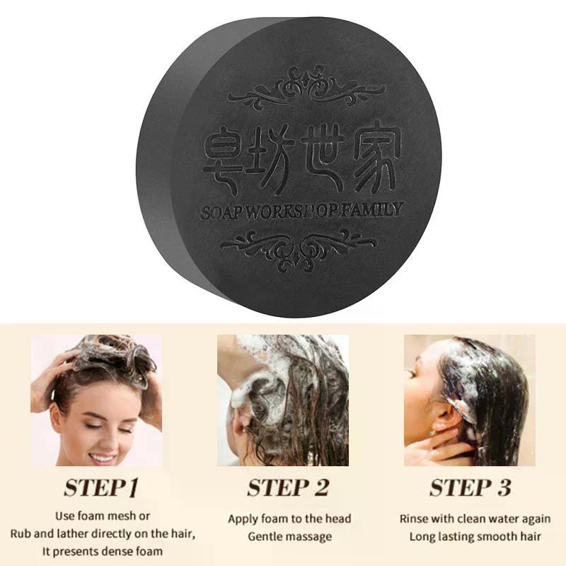 Hair Shampoo Soap Polygonum Mu - огляд і ціна Hair Care Dandruff